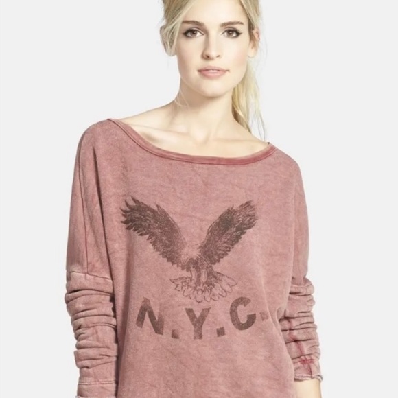 Nordstrom Leith “N.Y.C” Sweatshirt - Picture 1 of 5